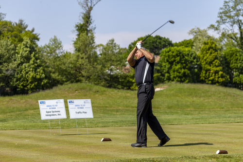 golfer on the course